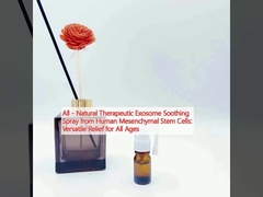 All - Natural Therapeutic Exosome Soothing Spray from Human Mesenchymal Stem Cells: Versatile Relief for All Ages